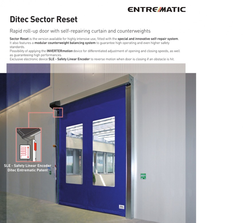 ประตู รุ่น Ditec SECTOR RESET
